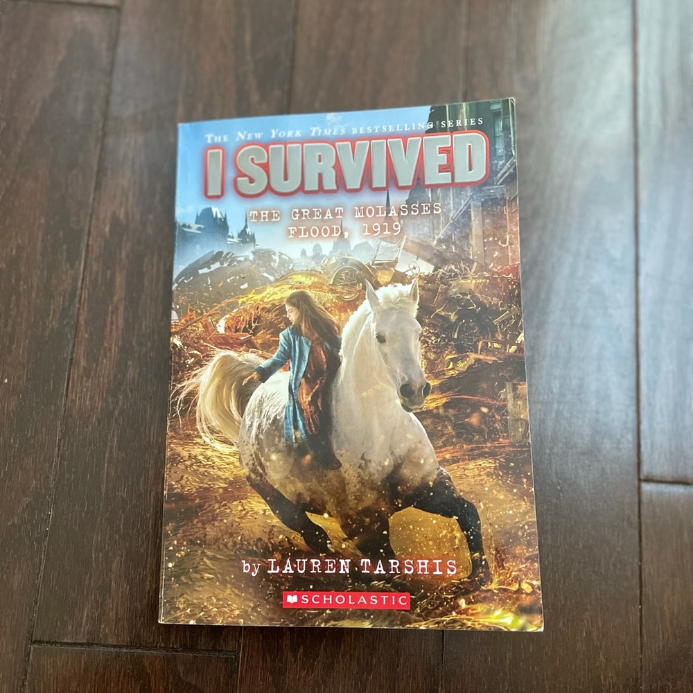 “I Survived The Great Molasses Flood 1919” chapter book.